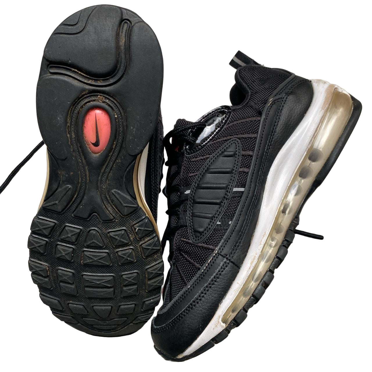 Nike Air Max 98 Black Patent and Pink (UK5)