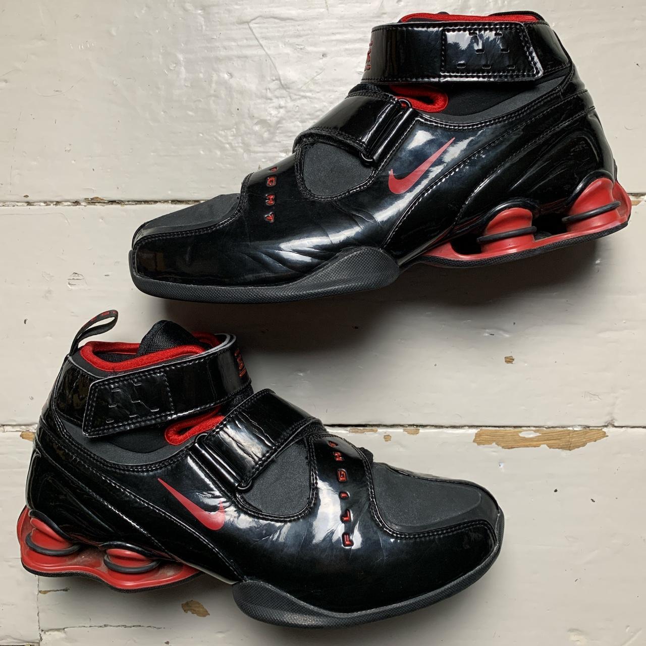 Nike Shox Flight Vintage High 2007 Black and Red