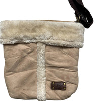 UGG Fur Trim Pouch Messenger Bag