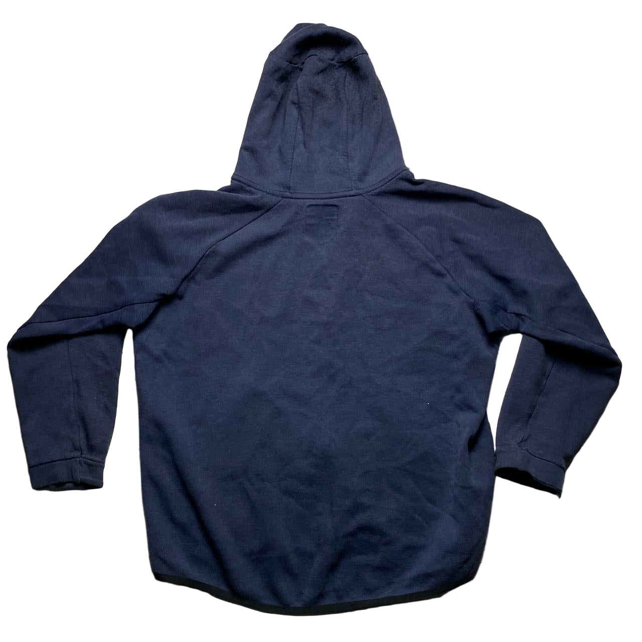 Nike Tech Fleece Navy and Black Hoodie (XL)
