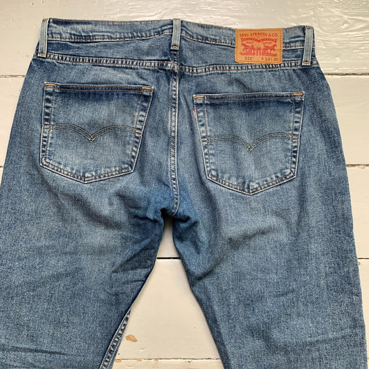 Levis 512 Blue Faded Jeans
