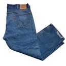 Levis 501 Baggy Light Blue Distressed Jeans (44W)