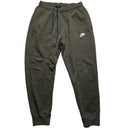 Nike Khaki Green and White Swoosh Full Tracksuit (M)