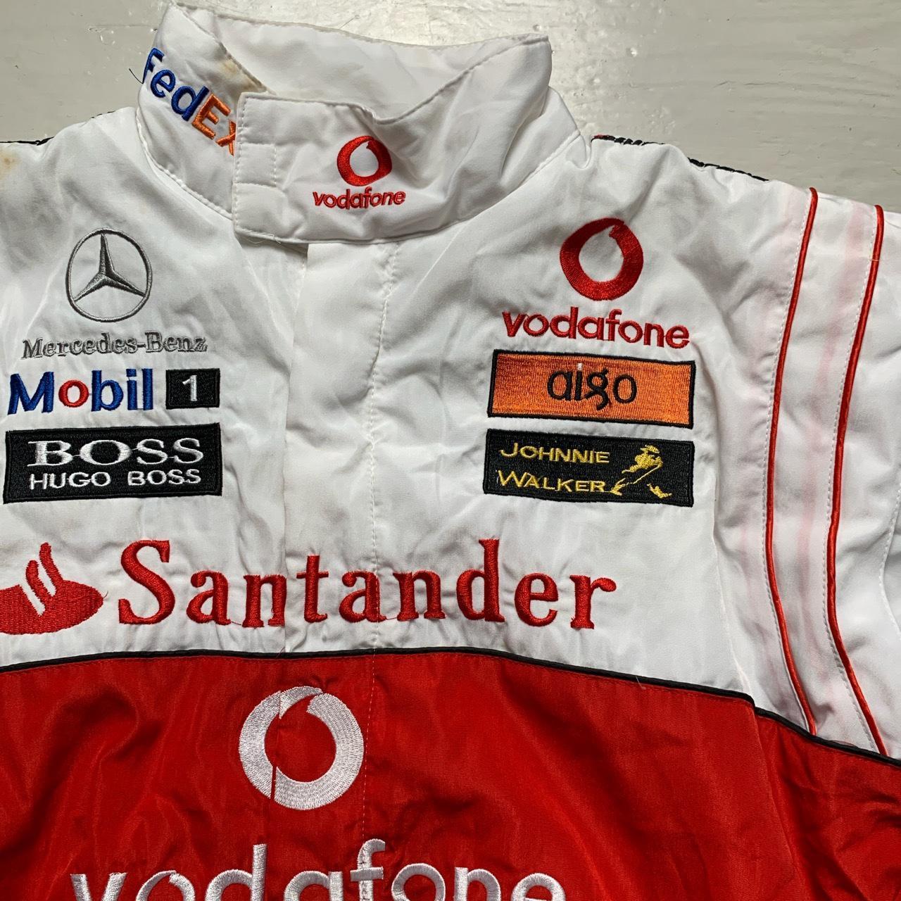 Mercedes Benz Mclaren Vodafone Formula 1 Varsity Baseball Jacket