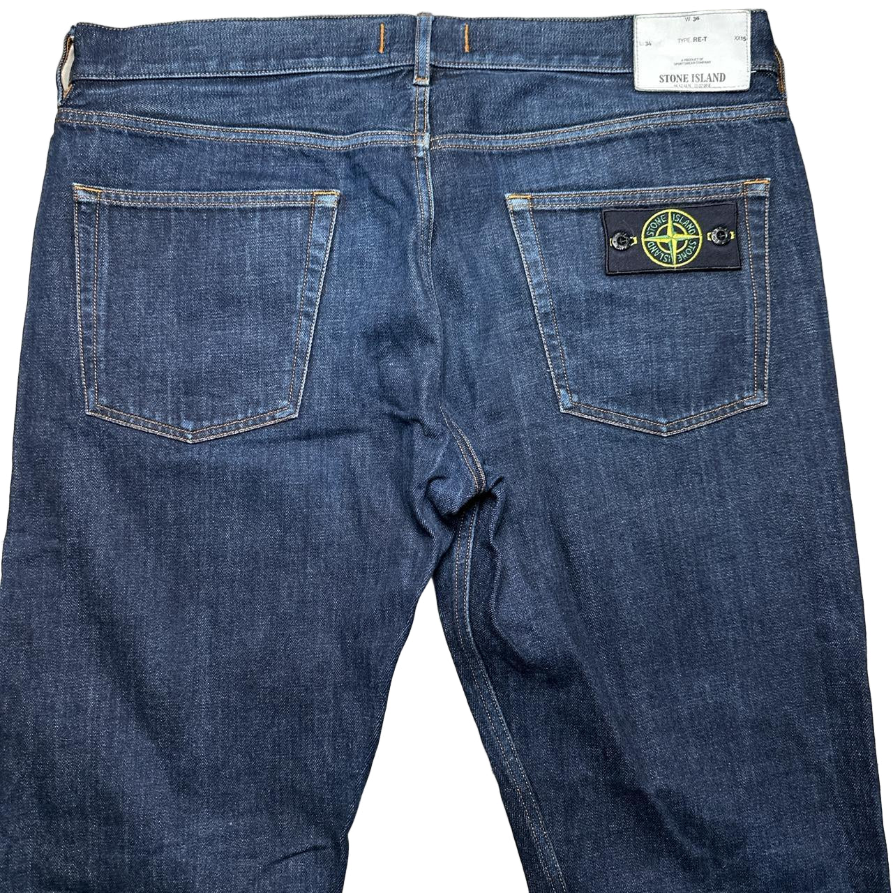 Stone Island Navy Slim Jeans (36W)