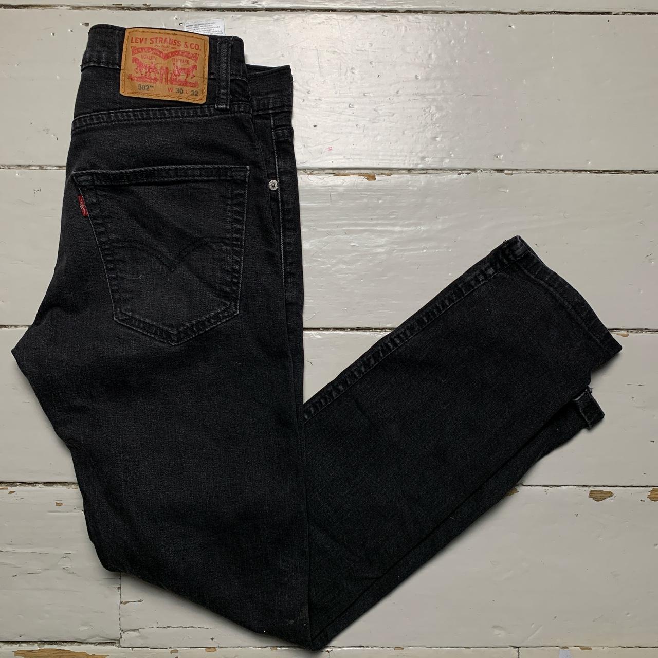 Levis 502 Black Jeans