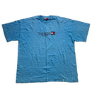 Tommy Hilfiger Vintage 90’s Single Stitch T Shirt Blue (XL)