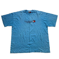 Tommy Hilfiger Vintage 90’s Single Stitch T Shirt Blue (XL)
