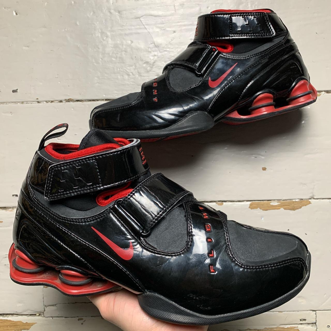 Nike Shox Flight Vintage High 2007 Black and Red