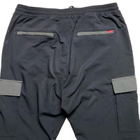 Levis Cargo Tracksuit Bottoms Shorts Black and Grey (32W)