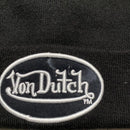 Von Dutch Black and White Beanie Hat