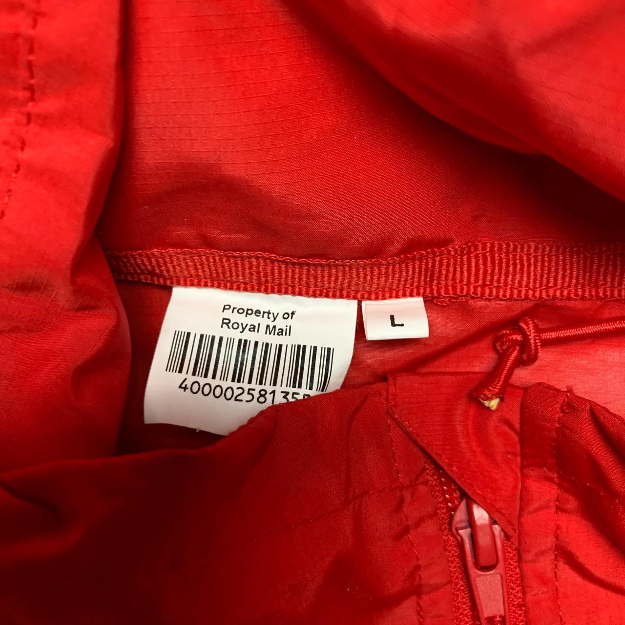 Royal Mail Red Windbreaker Reflective Jacket