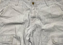 Carharrt WIP Light Grey White Regular Cargo Combat Pant Trousers (31W)