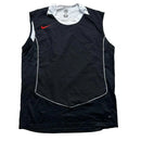 Nike Total 90 Vintage Black Red Swoosh and White Vest (XL)