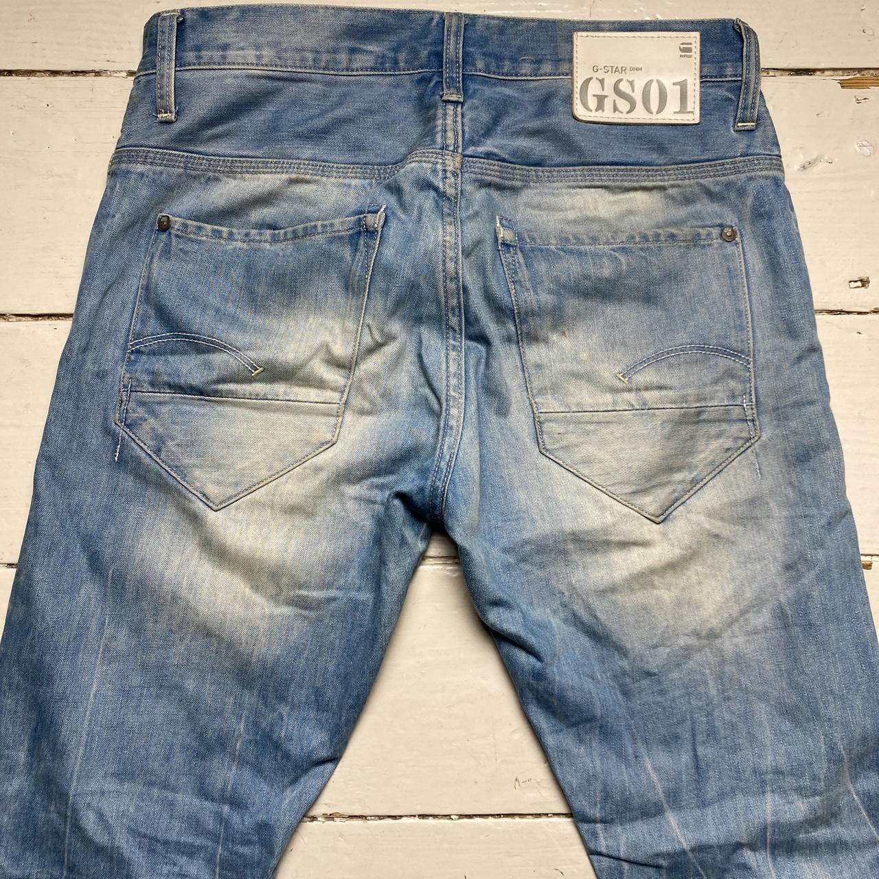 G Star Raw GS01 Light Blue Slim Jeans