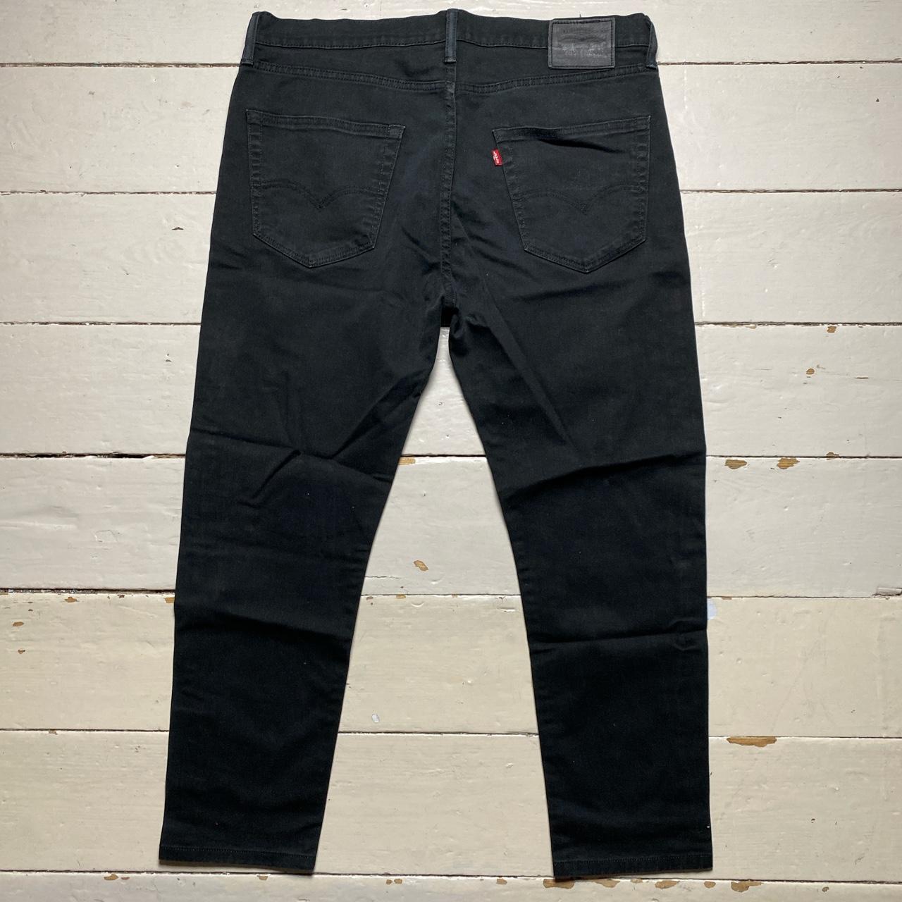 Levis 522 Jet Black Jeans