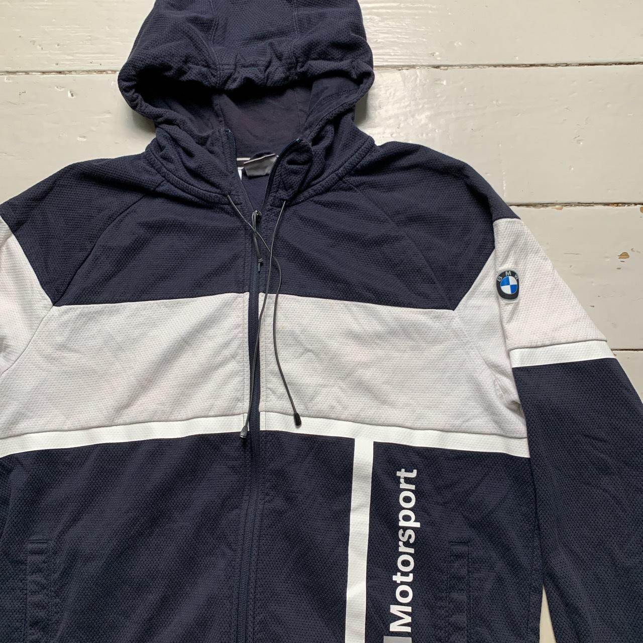 BMW Motorsport Puma Navy and White Hoodie