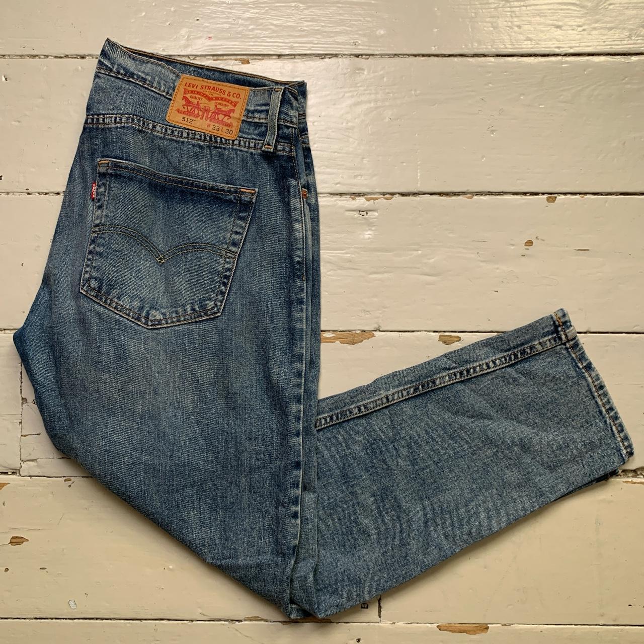 Levis 512 Blue Faded Jeans