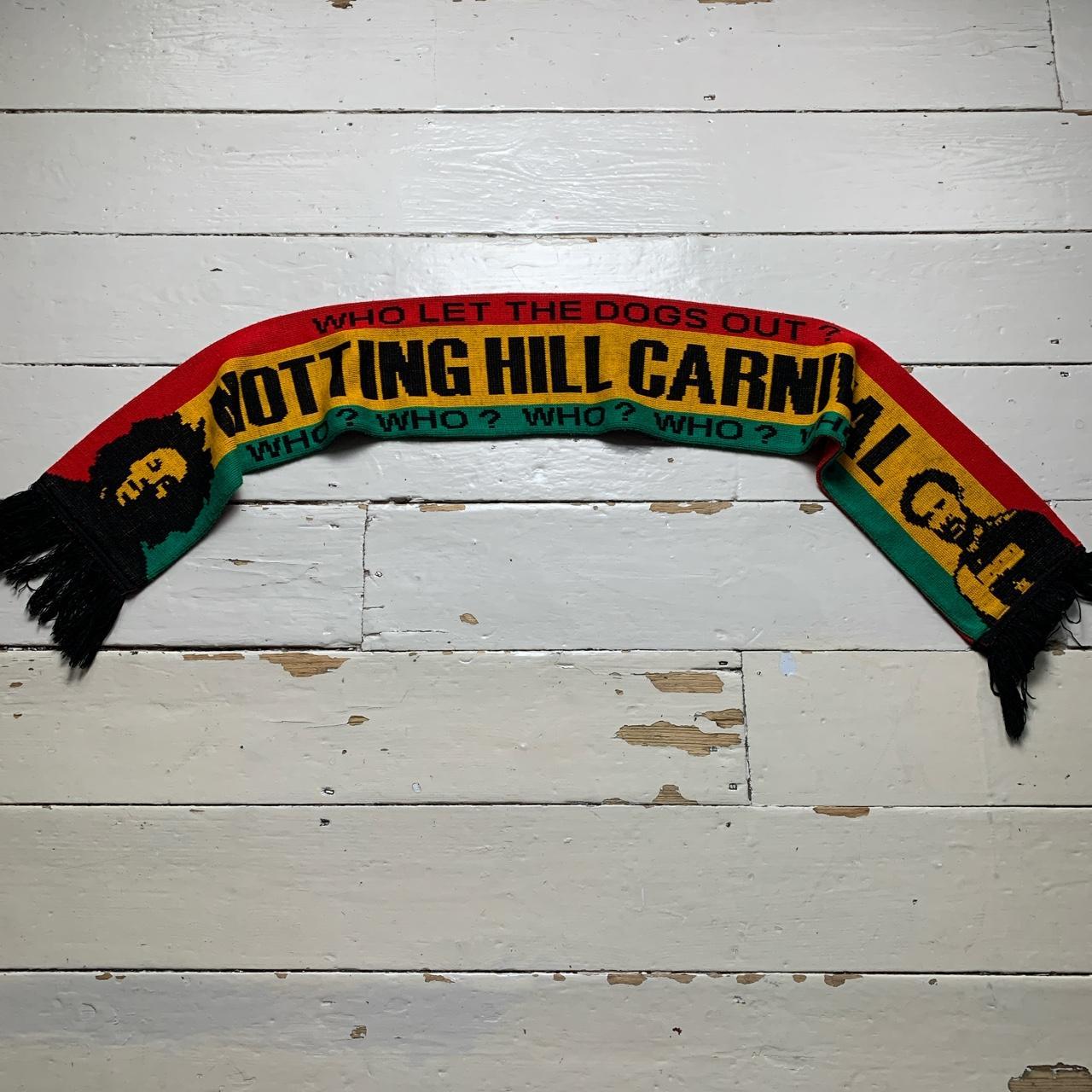 Notting Hill Carnival Bob Marley Salassie Rasta Who Let The Dogs Out Scarf