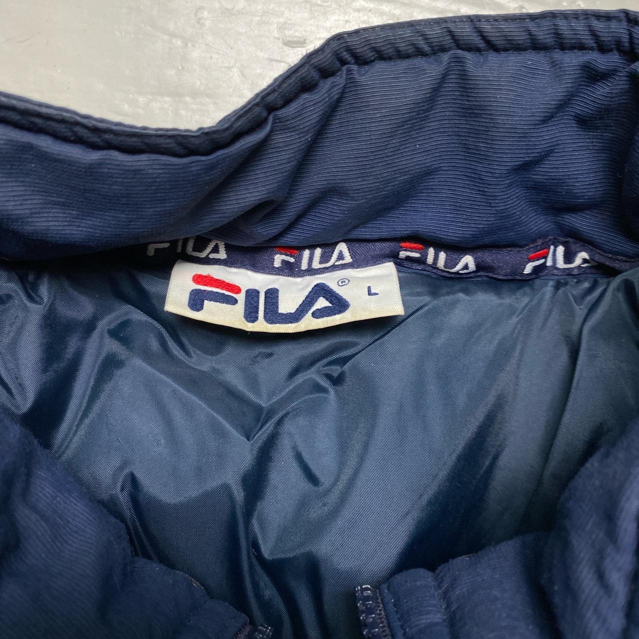 West Ham United Vintage Fila Hammers Puffer Coat