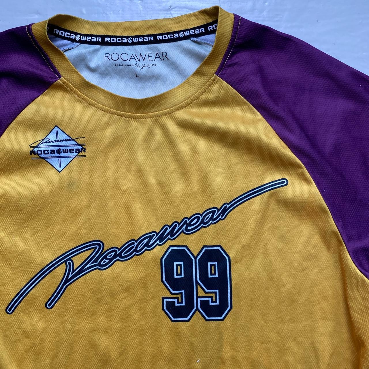 Rocawear Vintage Football Jersey Lakers Yellow and Purple