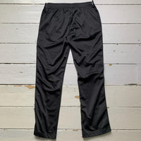 Fila Vintage Popper Retro Track Pant Bottoms Black and White