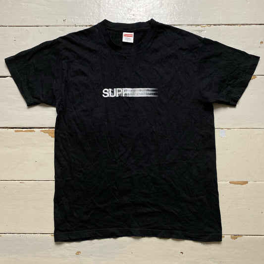 Supreme Motion T Shirt Black and White