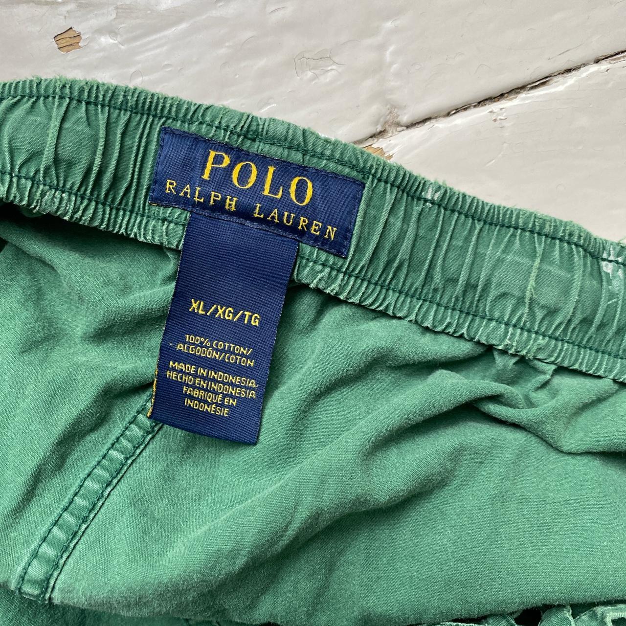 Polo Ralph Lauren Green Monogram Pony Shorts