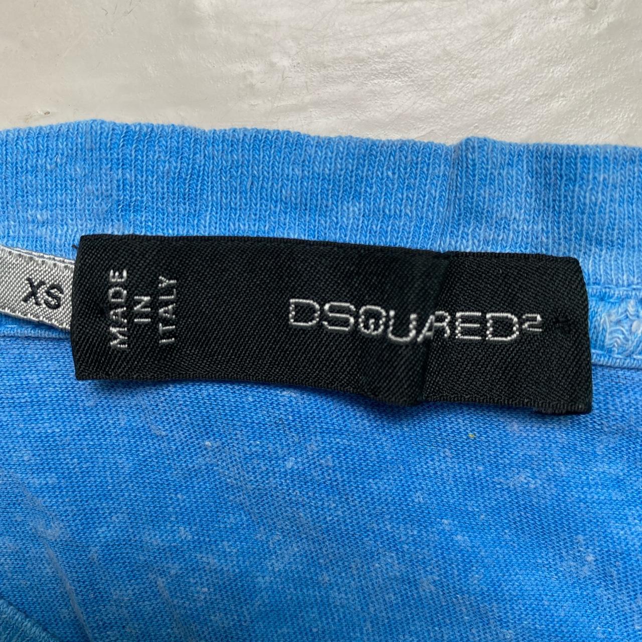 Dsquared Blue Slim Fitted T Shirt