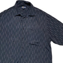 Gabicci Black and White Short Sleeve Shirt (L)