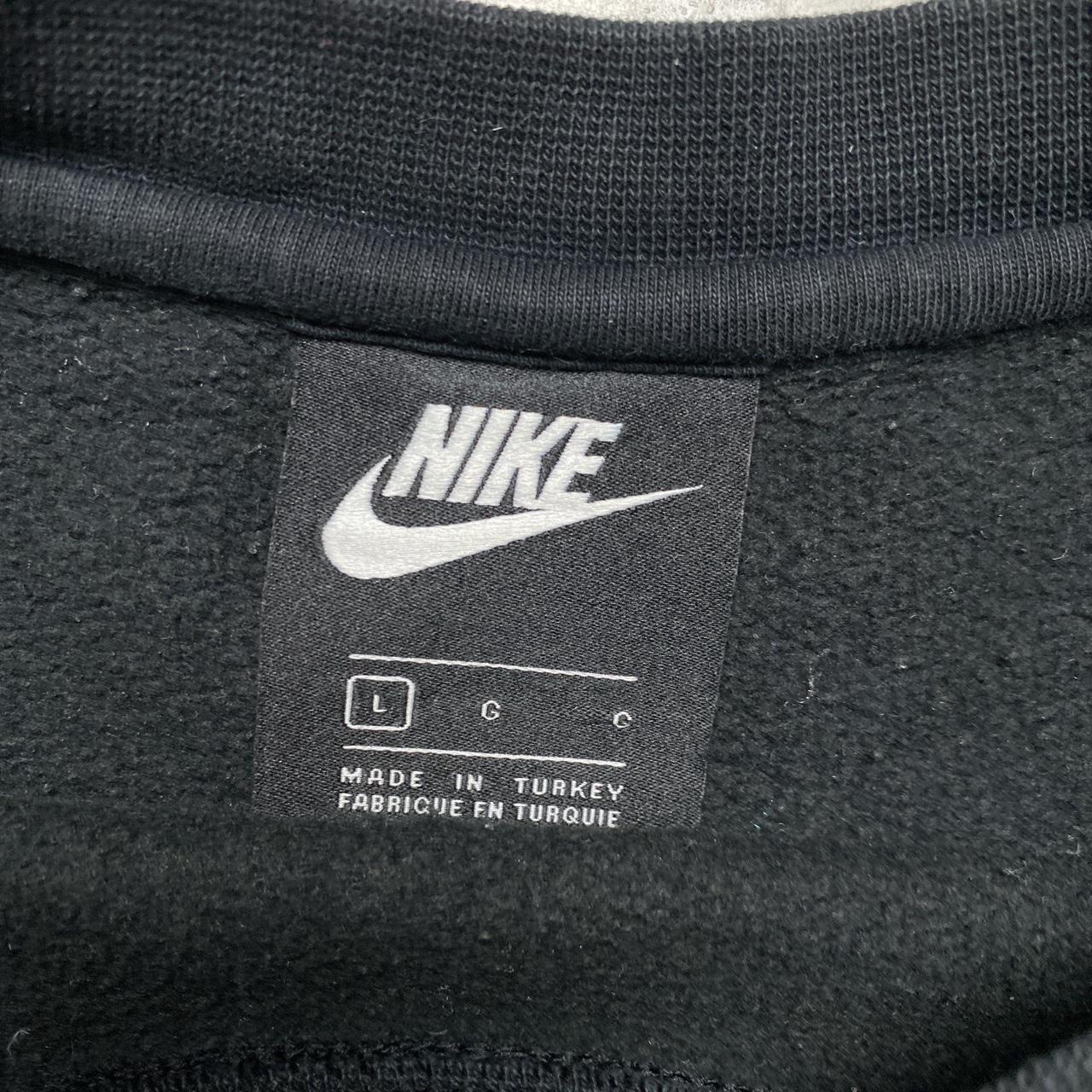 Nike Big Swoosh Black and White Jumper