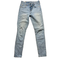 Levis 501 S Slim Skinny Light Blue Jeans (24W)