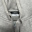 Nike Air Max Vintage Grey and White Swoosh Hoodie (S)