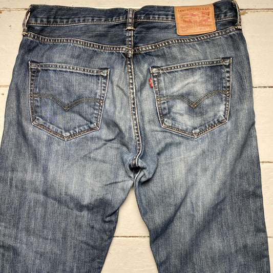 Levis 501 Stonewashed Navy Jeans