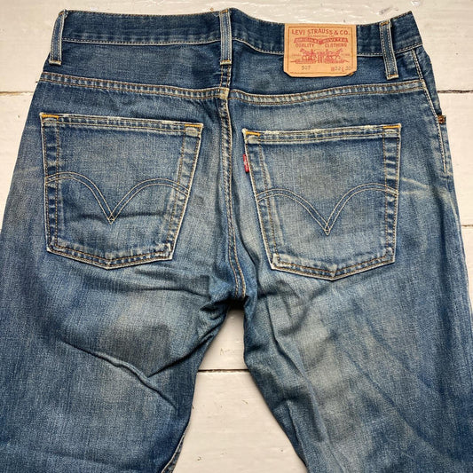 Levis 507 Navy Stonewashed Jeans