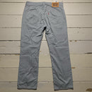 Levis 514 Grey Silver Trouser Jeans