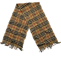 Burberry Burberrys Nova Check Vintage Cashmere Wool Scarf