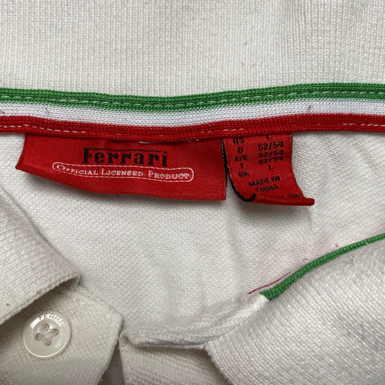 Ferrari Scuderia White Polo Shirt (L)