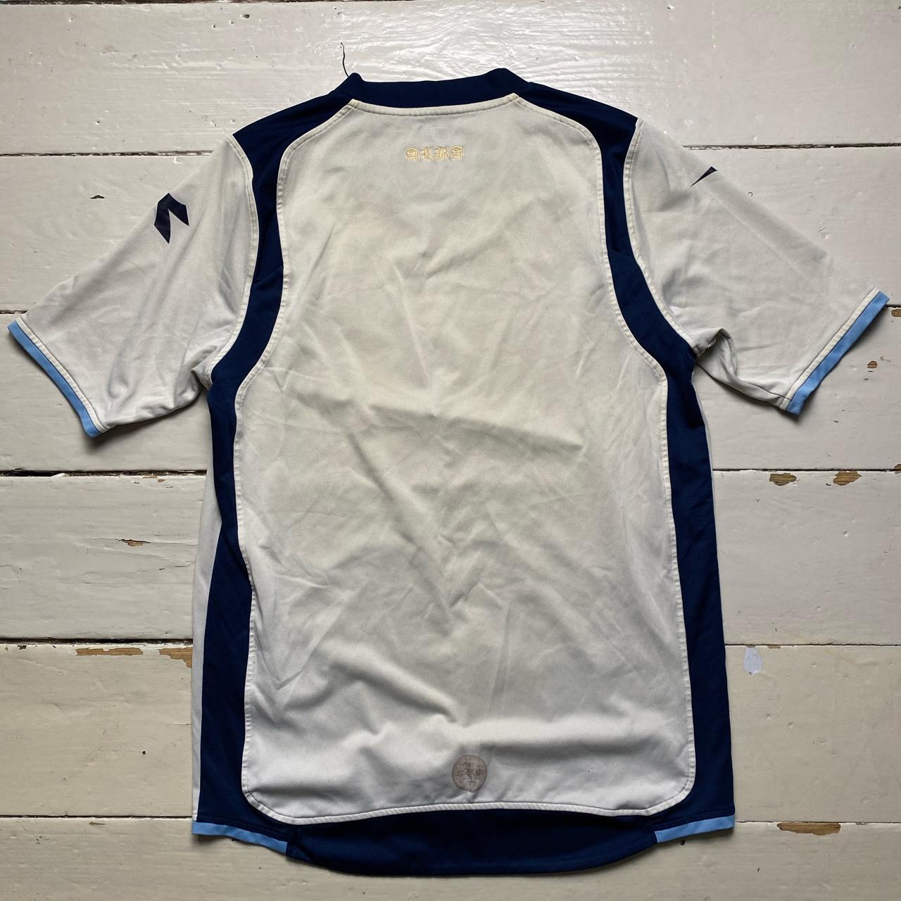 Scotland Diadora White and Navy Football Jersey