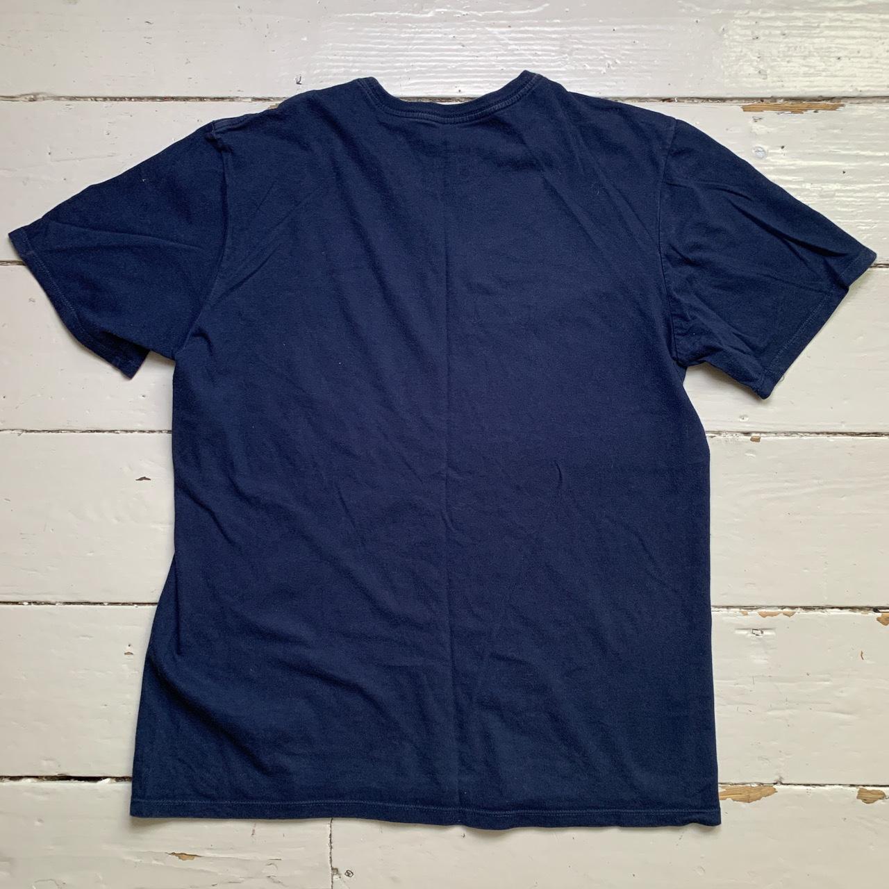 Nike Worldwide Navy and Blue T Shirt