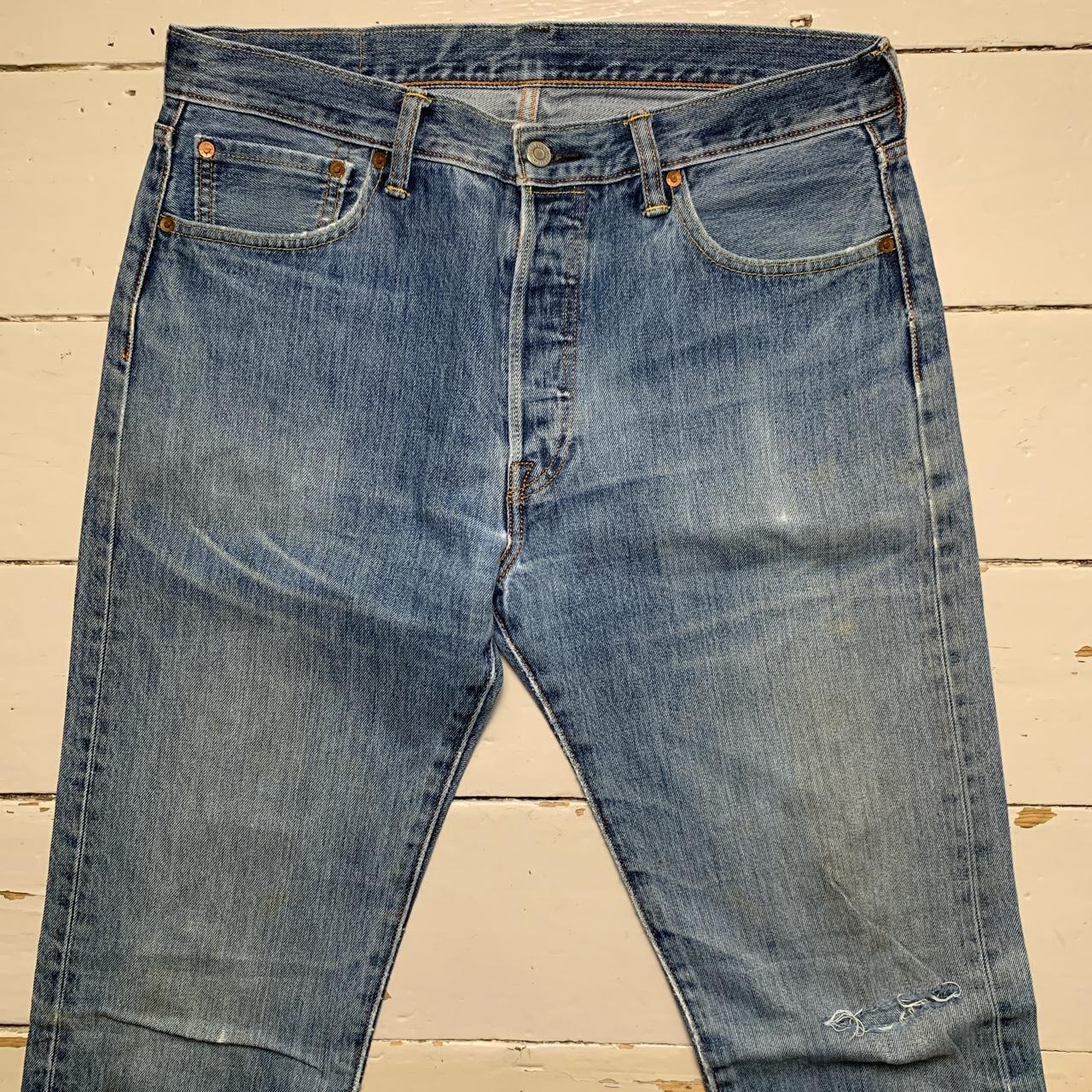 Levis 501 Baggy Light Blue Jeans