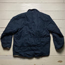 Adidas Vintage Navy and Orange Padded Jacket