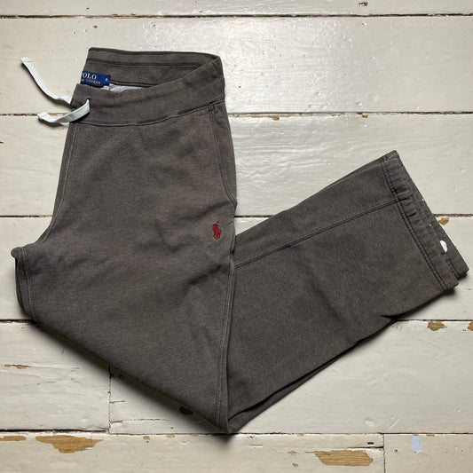 Ralph Lauren Polo Grey and Burgundy Pony Bottoms