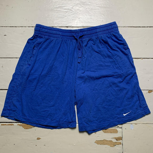 Nike Swoosh Shorts Blue and White