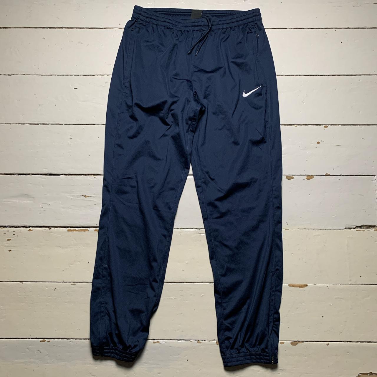 Nike Swoosh Vintage Dri Fit Navy and White Joggers