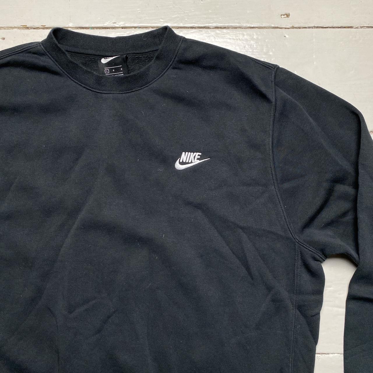 Nike Swoosh Jumper Black and White Swoosh