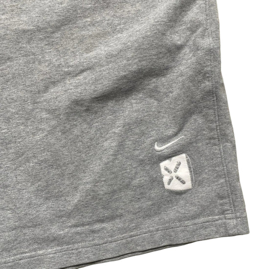 Nike Swoosh Grey and White Vintage Shorts (XL)