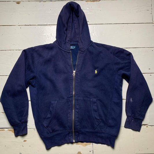 Ralph Lauren Polo Navy and Yellow Hoodie