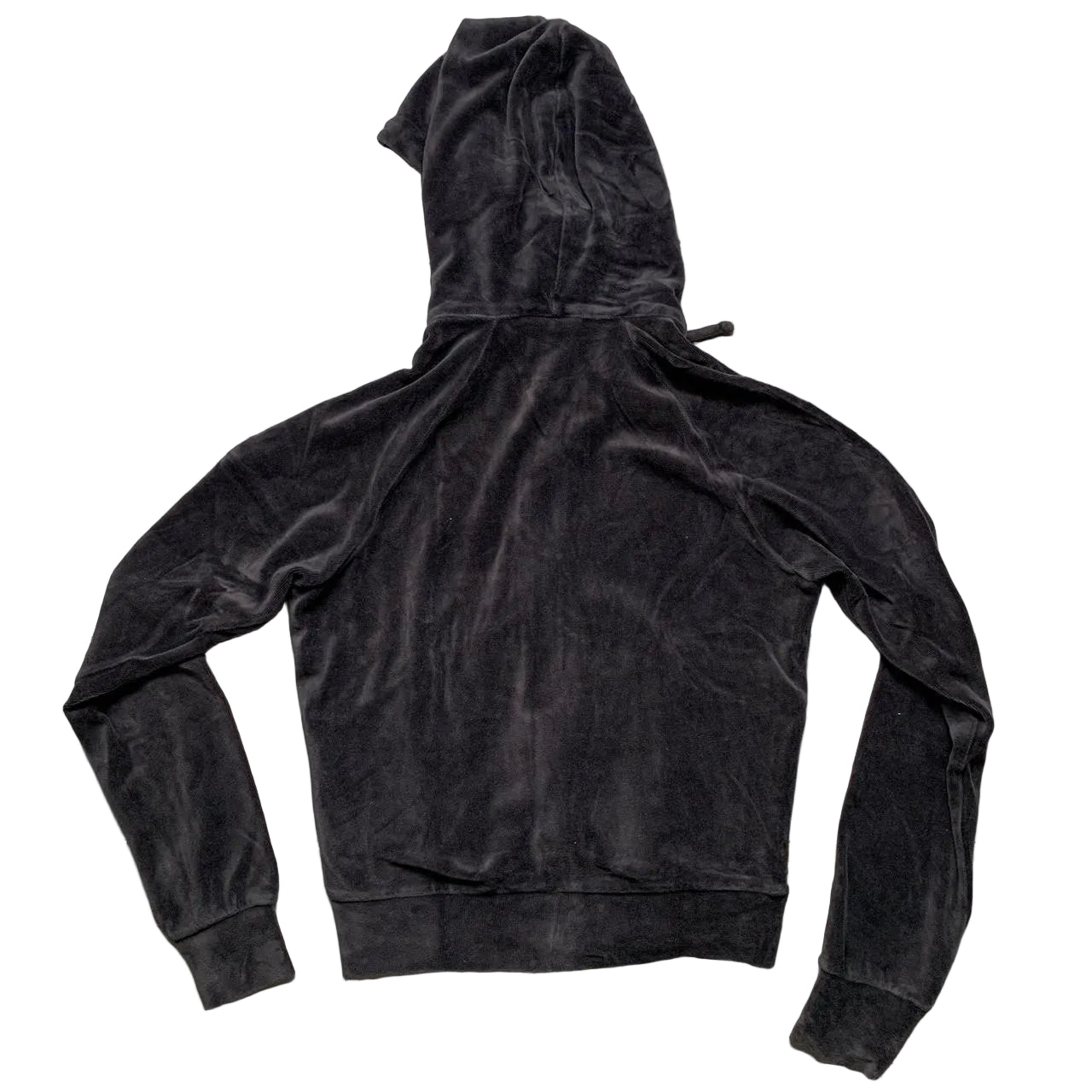 Nike Velour Black Hoodie (XS)
