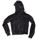 Nike Velour Black Hoodie (XS)